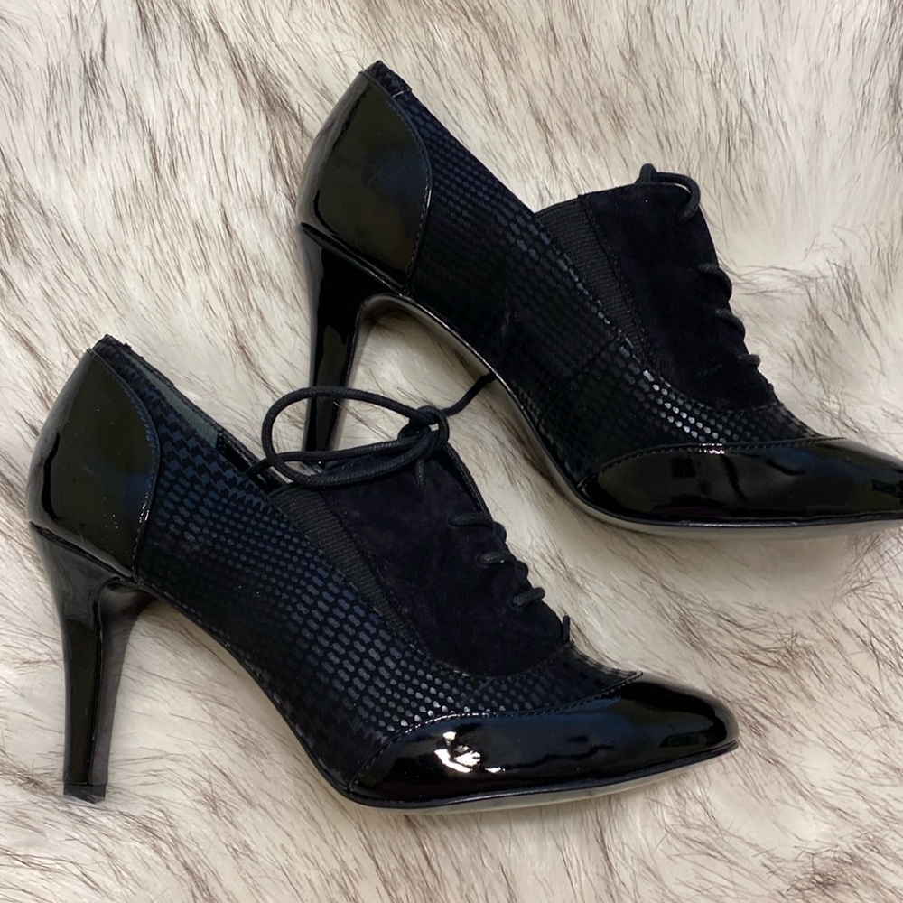 Alfani leather booties